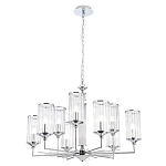 Люстра с 9-ю цилиндрическими стеклянными плафонами Jeanette варинант исполнения - 8 | Loft Concept в Новосибирске