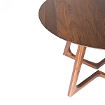 Обеденный стол круглый с изогнутыми ножками Godenza Round V Table варинант исполнения - 2 | Loft Concept в Новосибирске