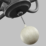 Люстра с 6-ю лампами и кремовыми деревянными бусинами Feiss варинант исполнения - 7 | Loft Concept в Новосибирске