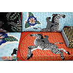 Большой Трехместный Диван с цветным принтом Qalakabusha Large Sofa варинант исполнения - 6 | Loft Concept в Новосибирске