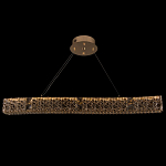 Люстра волнистой формы с текстурной огранкой Reflection of Reality варинант исполнения - 6 | Loft Concept в Новосибирске