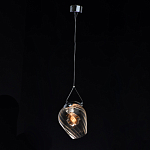 Подвесной светильник со стеклянном плафоном в форме бокала Kaleido варинант исполнения - 3 | Loft Concept в Новосибирске