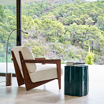 Кресло Avalon White Boucle из массива ореха варинант исполнения - 7 | Loft Concept в Новосибирске