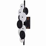 Бра светодиодное из черно-белых дисков Contrast Sample варинант исполнения - 3 | Loft Concept в Новосибирске