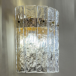 Бра с вертикальными рельефными стеклянными вставками Textured Glass варинант исполнения - 2 | Loft Concept в Новосибирске