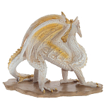 Декоративная статуэтка Дракон Dragon Beige Gold Statuette варинант исполнения - 3 | Loft Concept в Новосибирске
