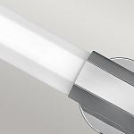 Бра для ванных комнат горизонтальное с длинным белым матовым плафоном в форме шестиугольника на круглом основании Hinkley варинант исполнения - 14 | Loft Concept в Новосибирске