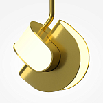 Подвесной светильник в цвете Латунь Levix варинант исполнения - 3 | Loft Concept в Новосибирске