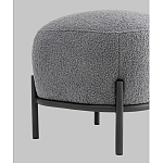 Пуф Стоун букле Fluffy темно-серый варинант исполнения - 2 | Loft Concept в Новосибирске