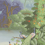 Обои ручная роспись Le Brésil Eden варинант исполнения - 2 | Loft Concept в Новосибирске