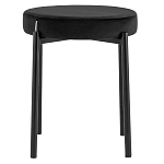 Табурет с мягким круглым сиденьем RIO Black варинант исполнения - 2 | Loft Concept в Новосибирске