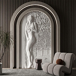 Барельеф NAKED варинант исполнения - 2 | Loft Concept в Новосибирске