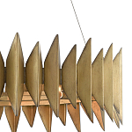 Люстра круглая с фактурным абажуром Graduated Heights варинант исполнения - 1 | Loft Concept в Новосибирске