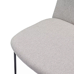 Стул мягкий светло-серый Chair Gray Runners варинант исполнения - 6 | Loft Concept в Новосибирске