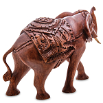 Статуэтка из дерева суар в виде слона Two Tusks варинант исполнения - 2 | Loft Concept в Новосибирске