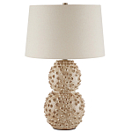 Настольная лампа с декоративными элементами в виде ракушек Frosting варинант исполнения - 3 | Loft Concept в Новосибирске