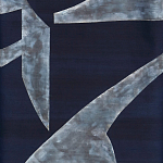 Обои ручная роспись в стиле Арт-деко Symphony Colourway SC-104 on Kyanite silk dupion варинант исполнения - 1 | Loft Concept в Новосибирске