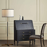 Торшер с тканевым абажуром в форме цилиндра Pinwheel Shape Base варинант исполнения - 5 | Loft Concept в Новосибирске