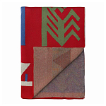 Плед хлопковый по мотивам чувашских орнаментов Ural and Siberian Patterns варинант исполнения - 2 | Loft Concept в Новосибирске