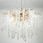 Люстра с декором в виде ветвей с хрустальными подвесками Fairytree Gold Crystal Chandelier 8 варинант исполнения - 5 | Loft Concept в Новосибирске