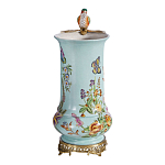 Ваза с птичкой из фарфора с бронзовыми элементами Garden of Eden варинант исполнения - 4 | Loft Concept в Новосибирске