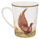 Кружка из фарфора с изображением фазанов 480 мл Hunting Porcelain Collection варинант исполнения - 1 | Loft Concept в Новосибирске
