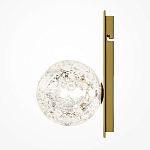 Бра с плафоном из прозрачного стекла с пузырьками воздуха Effervia варинант исполнения - 2 | Loft Concept в Новосибирске