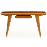 Дизайнерский рабочий стол из массива дерева Gio Ponti D.847.1 Writing Desk варинант исполнения - 1 | Loft Concept в Новосибирске