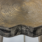 Металлический столик со столешницей в виде слеба Slabby варинант исполнения - 4 | Loft Concept в Новосибирске