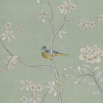 Обои ручная роспись Badminton Mercury Grey варинант исполнения - 3 | Loft Concept в Новосибирске