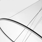 Светодиодная люстра Black LED Circle and Ball Lamp варинант исполнения - 4 | Loft Concept в Новосибирске