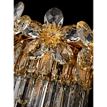 Бра с декоративными элементами в виде крупных хрустальных цветов Palace Gardens варинант исполнения - 3 | Loft Concept в Новосибирске