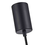 Подвесной светильник с рифленым стеклянным плафоном цилиндрической формы ARTICOLO варинант исполнения - 4 | Loft Concept в Новосибирске