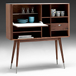 Дизайнерский комод-буфет на высоких ножках с выдвижными ящиками и открытыми полками Joshar варинант исполнения - 2 | Loft Concept в Новосибирске