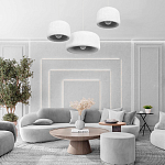 Подвесной светильник с цилиндрическим фактурным абажуром Sergey Makhno варинант исполнения - 13 | Loft Concept в Новосибирске