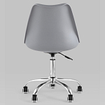 Офисный стул на металлическом основании EGGERY Grey варинант исполнения - 4 | Loft Concept в Новосибирске