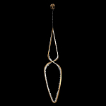 Подвесной светильник обрамленный элементами в виде кристаллов Smooth Shine варинант исполнения - 3 | Loft Concept в Новосибирске