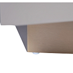 Комод со стеклянной столешницей и с выдвижными ящиками Minimalist Accent варинант исполнения - 6 | Loft Concept в Новосибирске