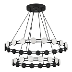 Люстра двухъярусная с круглыми светодиодными источниками света Maxine Light варинант исполнения - 3 | Loft Concept в Новосибирске