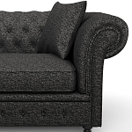 Мебельная ткань Шенилл темно-серый цвет 138 см T4-40 варинант исполнения - 8 | Loft Concept в Новосибирске