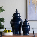 Ваза с крышкой однотонная Высота 31 см Chinoiserie Ceramics варинант исполнения - 8 | Loft Concept в Новосибирске