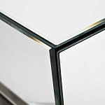 Тумбочка зеркальная с ящиком Mirror Chrome Cabinet варинант исполнения - 3 | Loft Concept в Новосибирске