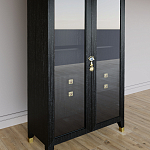 Дизайнерский шкаф витрина Elsa Dreams Black с 4-мя ящиками варинант исполнения - 2 | Loft Concept в Новосибирске