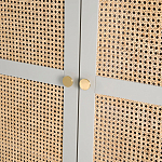 Шкаф с двумя дверцами из плетеного ротанга Tomio Wicker Furniture варинант исполнения - 7 | Loft Concept в Новосибирске