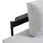 Диван-шезлонг черный Annet варинант исполнения - 3 | Loft Concept в Новосибирске