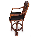 Барный стул из ротанга Eloise коричневый варинант исполнения - 3 | Loft Concept в Новосибирске