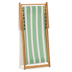 Шезлонг из акации и ткани Argentina варинант исполнения - 8 | Loft Concept в Новосибирске