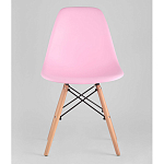 Пластиковый стул на ножках из массива бука Eames Pink варинант исполнения - 4 | Loft Concept в Новосибирске