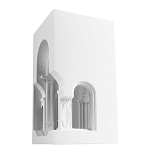 Встраиваемый в стену гипсовый светильник под покраску с арками и рельефными колоннами Antiquity Athena варинант исполнения - 4 | Loft Concept в Новосибирске