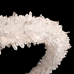 Люстра круглая с натуральным горным хрусталем Crystal Shimmer варинант исполнения - 5 | Loft Concept в Новосибирске